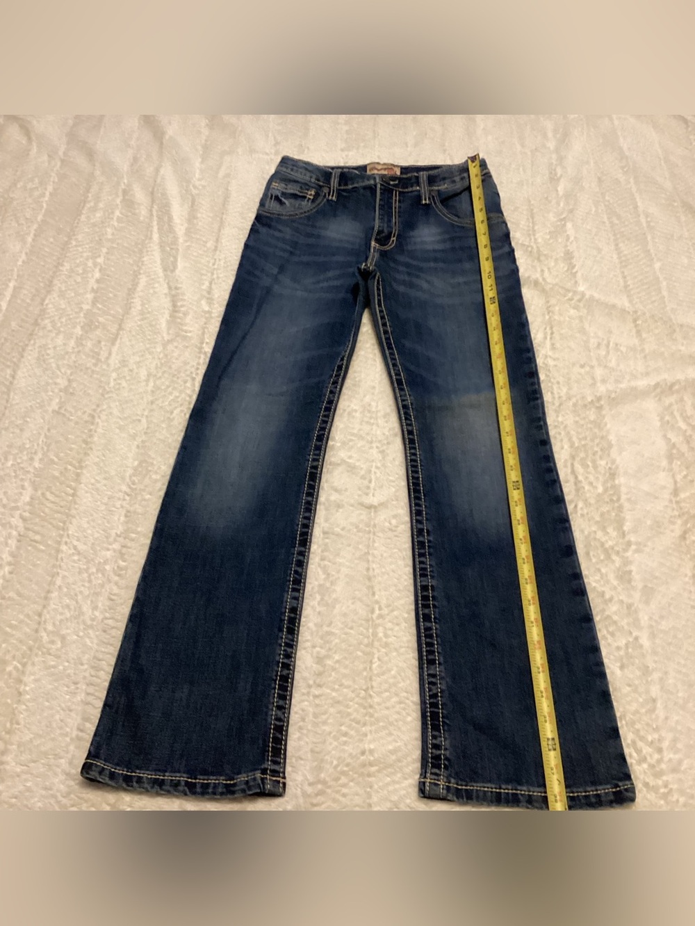 Wrangler 20X Boys 12 Slim Western Cowboy Denim Rodeo Pants
